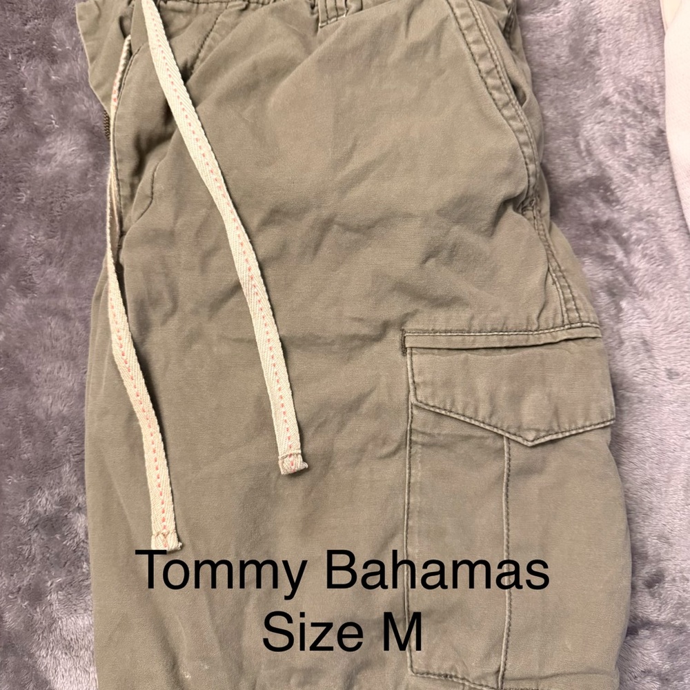 Tommy Bahama Khaki Cargo Shorts